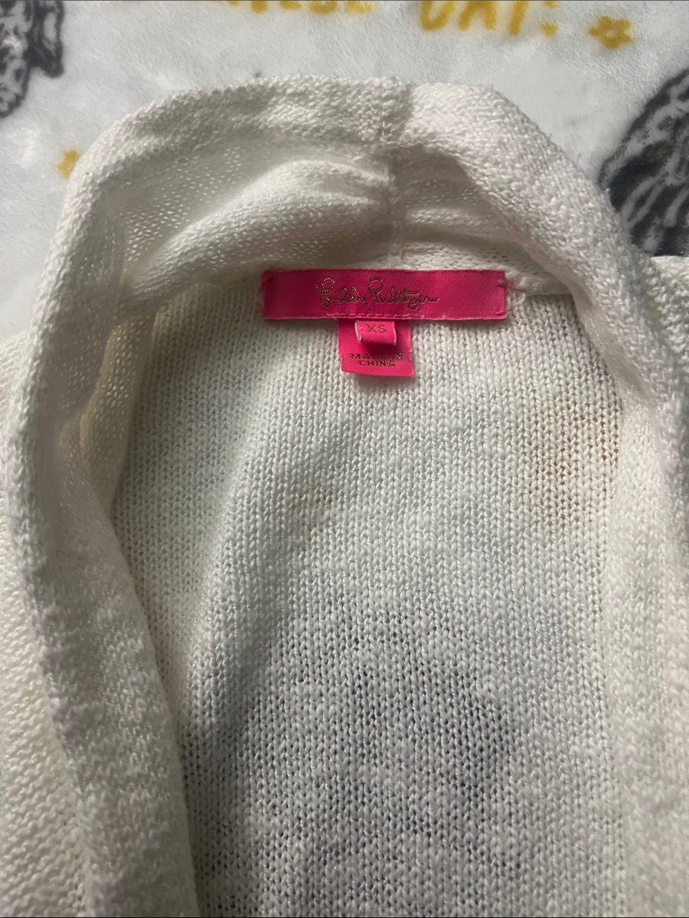 Lilly Pulitzer Tassel Trim Open-Front Cardigan - Picture 2 of 5